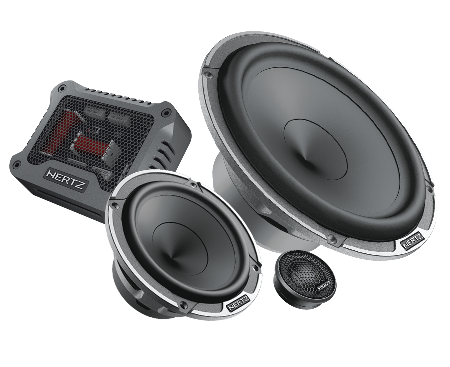 Mille Pro Series 6-1/2&quot; 3-way component speaker system