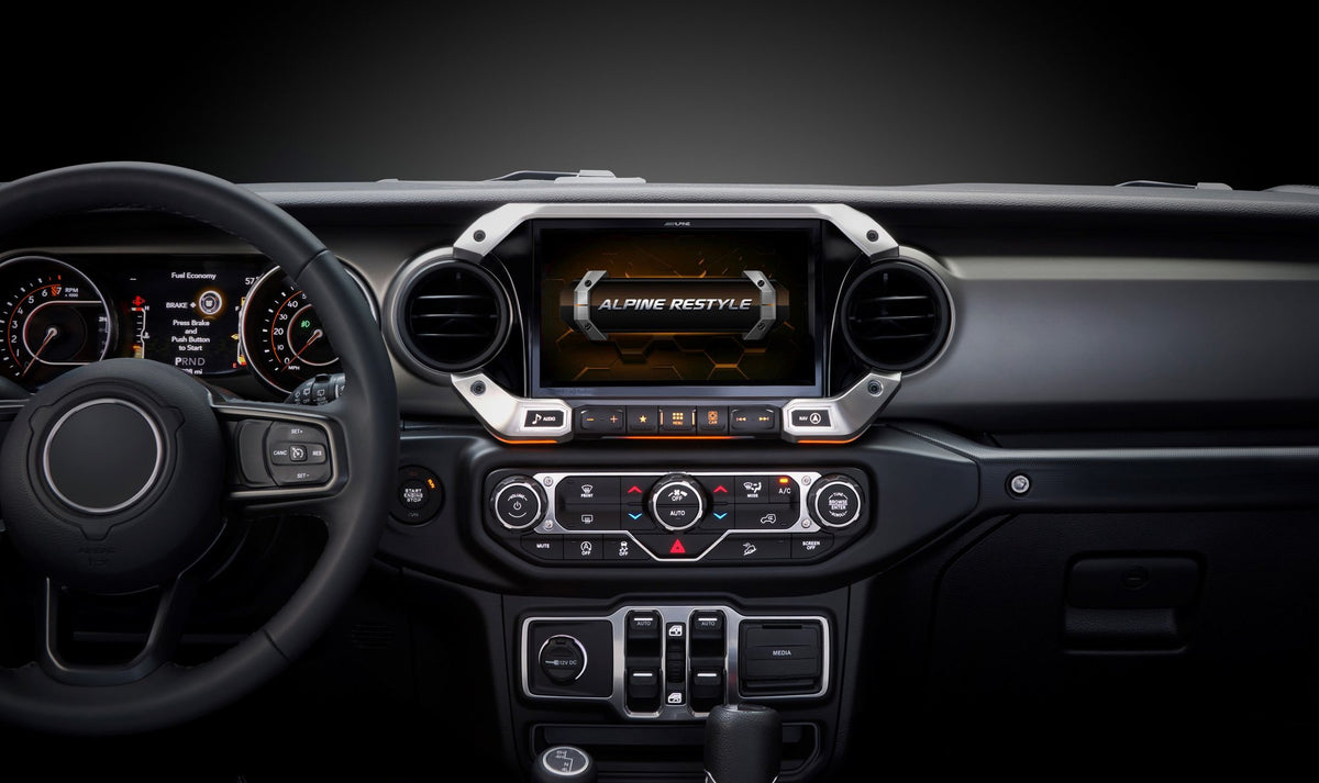 9-inch Weather-Resistant Digital Media Receiver with Hi-Res Audio Playback for 2018-Up Jeep® Wrangler JL and Gladiator