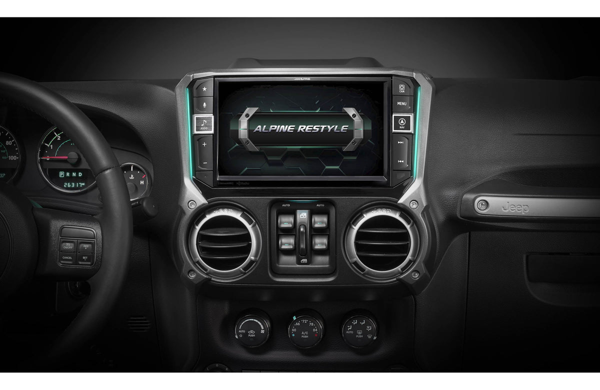 9-inch Weather-Resistant Digital Media Receiver with Hi-Res Audio Playback for 2011-18 Jeep® Wrangler