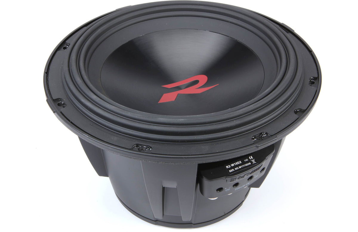 Next-Generation 10-inch R-Series Subwoofer with Dual 2-Ohm Voice Coils