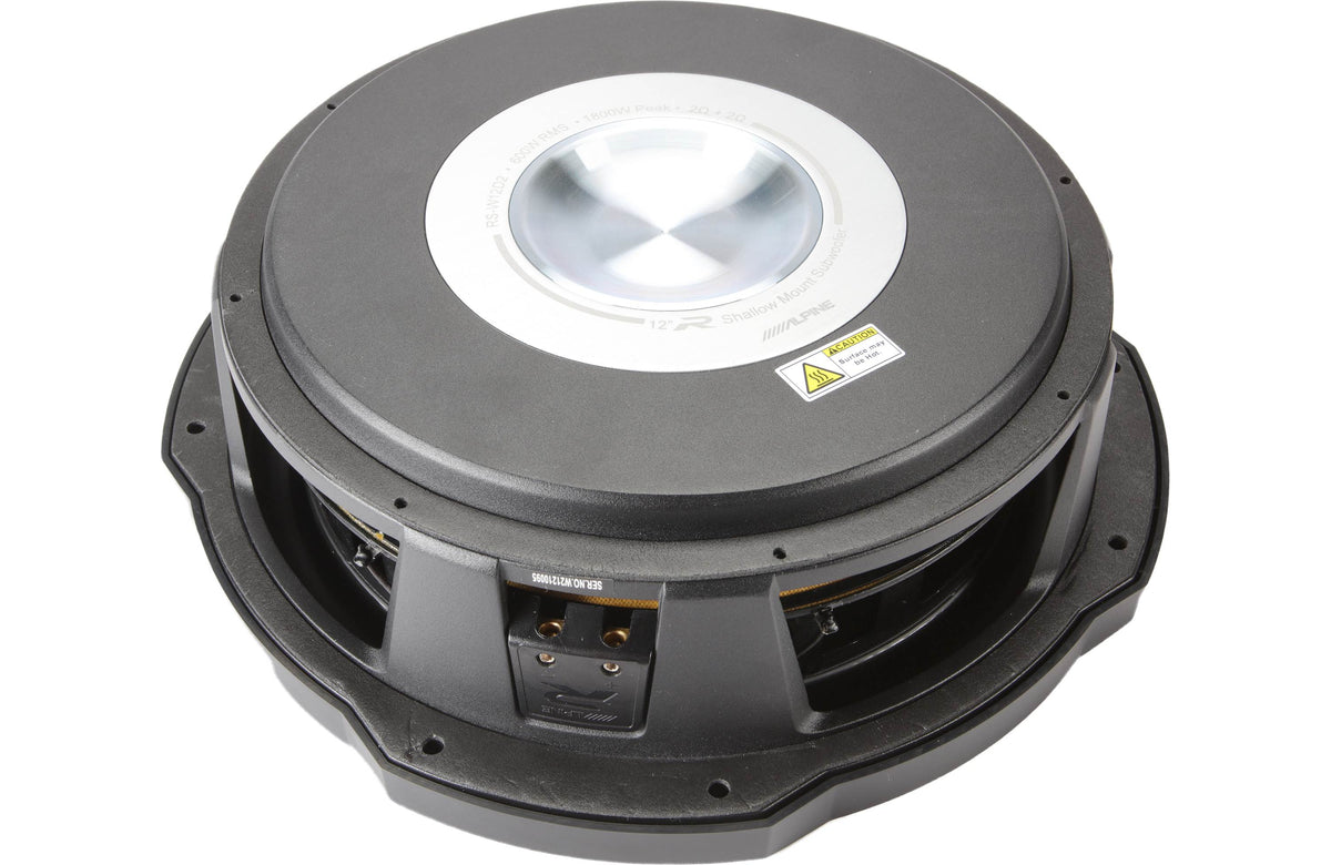 12-inch R-Series Shallow Subwoofer with Dual 2-Ohm Voice Coils