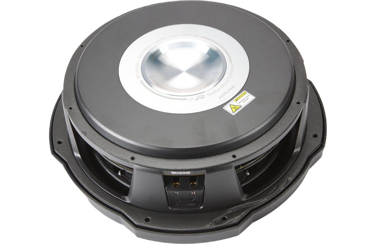 12-inch R-Series Shallow Subwoofer with Dual 4-Ohm Voice Coils