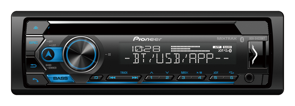 Singe DIN CD Receiver with Bluetooth