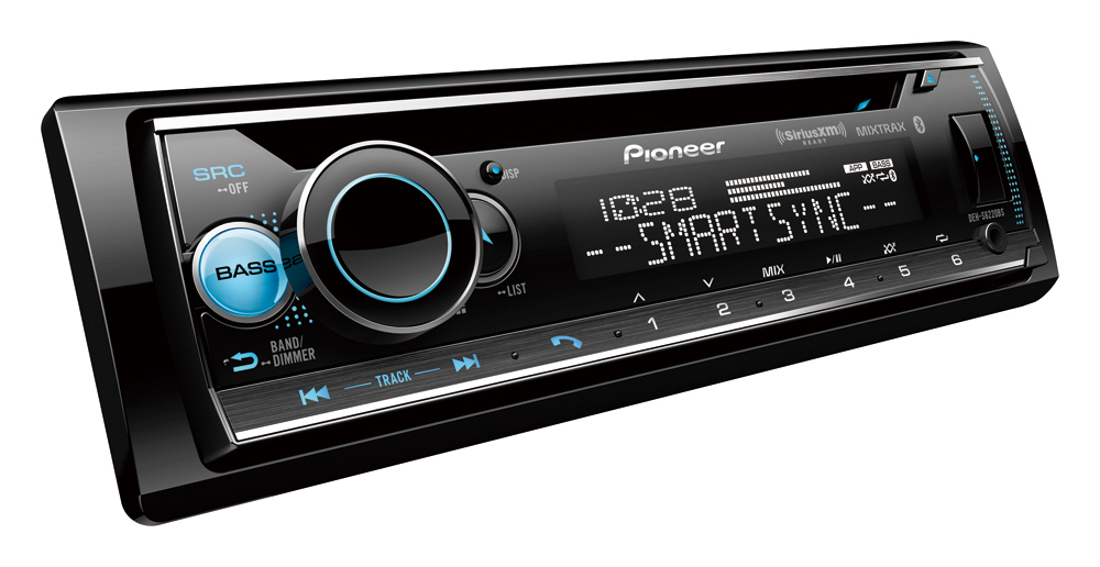 Single DIN CD Receiver with Bluetooth and SiriusXM- Ready