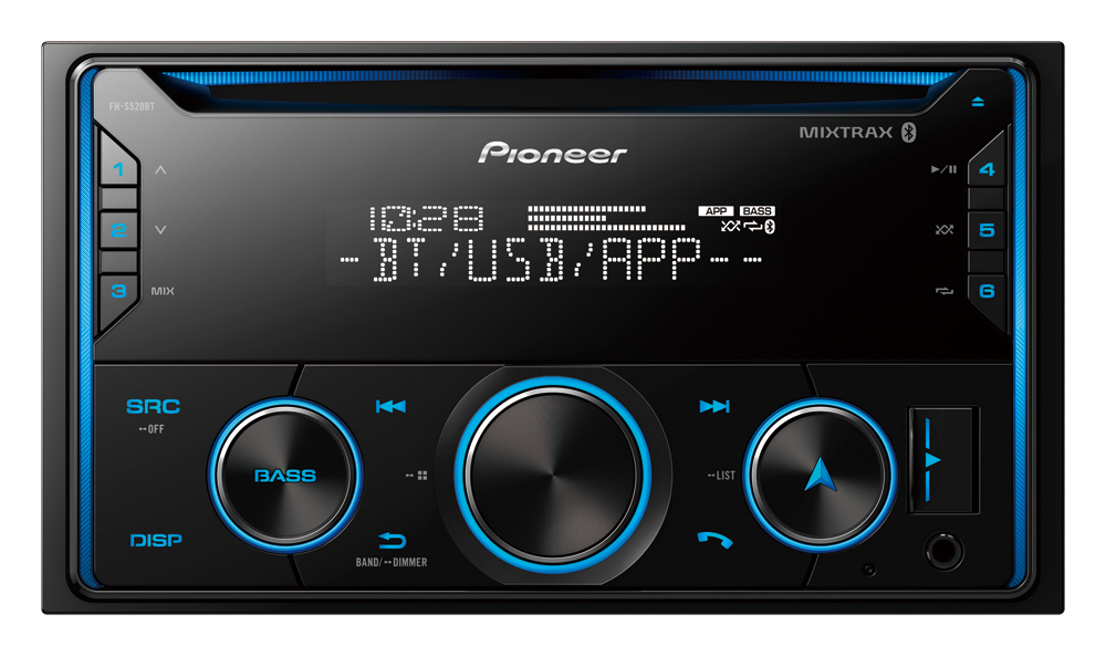 Double DIN / CD / USB / AM/FM Car Stereo Receiver with Bluetooth