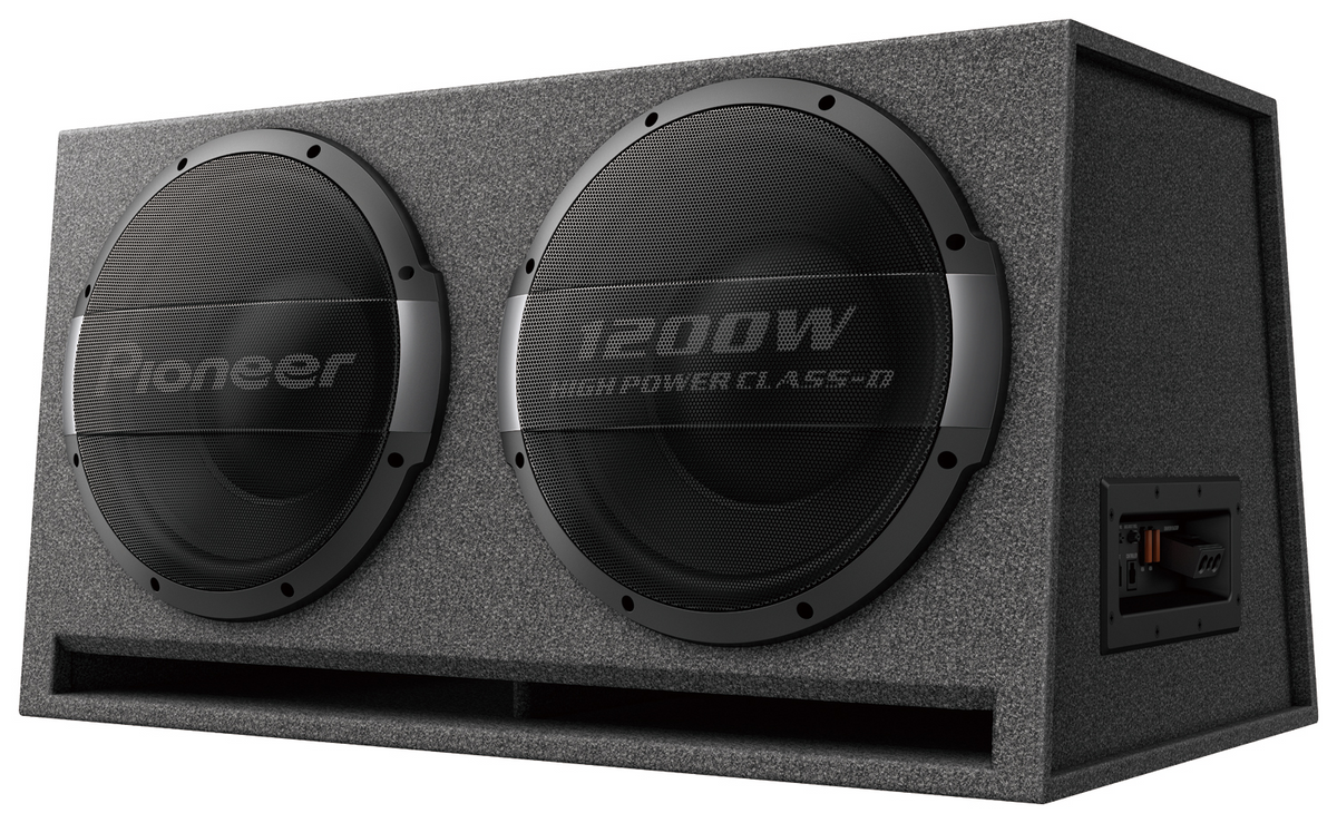 12&quot; - 3000w Max Power, Built-In 1200w Output Amplifier - Ported Active Enclosure Subwoofer