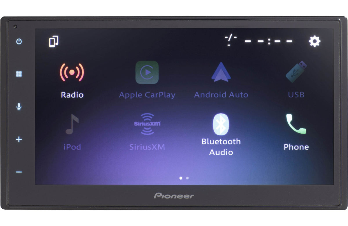 6.8” Digital multimedia receiver (does not play discs) with Wireless Android Auto and Apple CarPlay