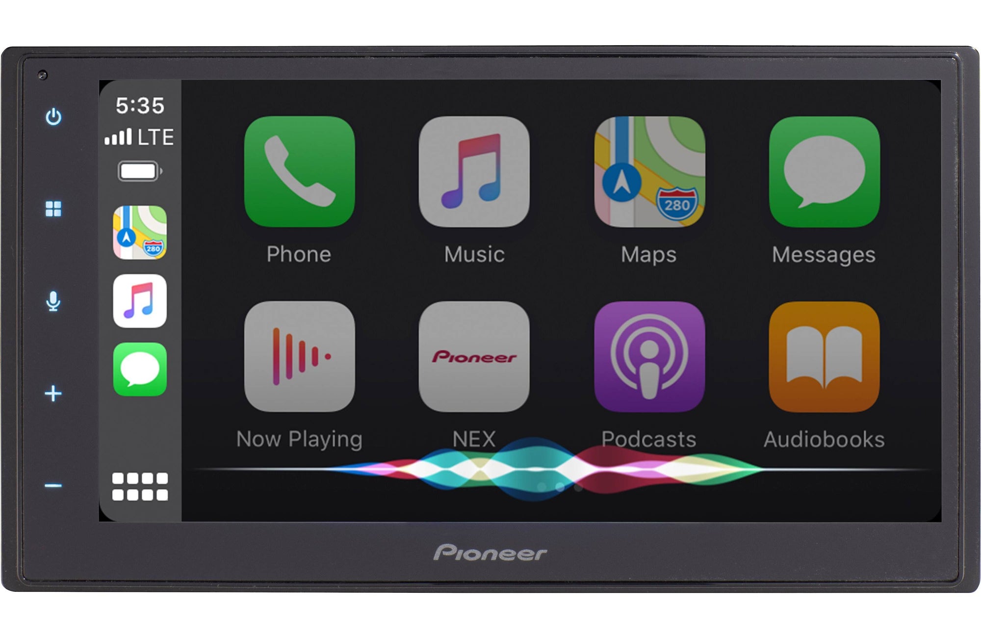 6.8” Digital multimedia receiver (does not play discs) with Wireless Android Auto and Apple CarPlay