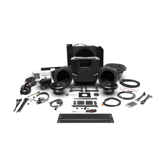 400 watt stereo, front lower speaker, and subwoofer kit for select RANGER® models