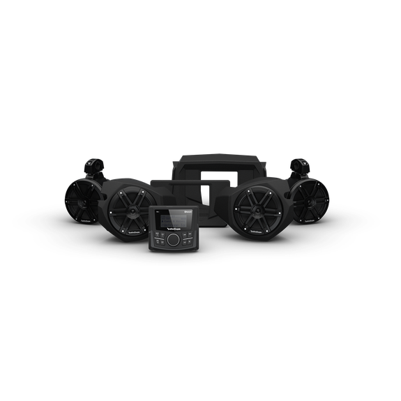 RZR Stage 2: PMX-1, Front &amp; Rear Speaker Kit for Select Polaris® RZR® Models (Gen-3)