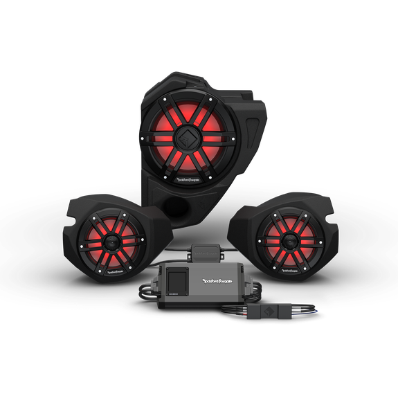 RZR Ride Command® Stage 3: 2-Way Interface, 800 Watt, Front Color Optix™ Speaker &amp; Subwoofer Kit for Select Polaris® RZR® Models (Gen-3)