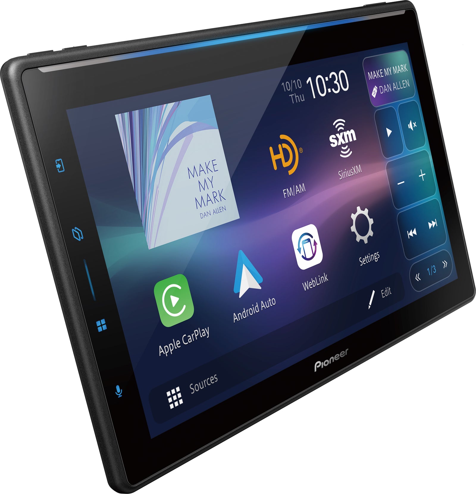 10.1" - HD Display Android Auto™(Wired/Wireless), Apple CarPlay®(Wired/Wireless), Bluetooth®, PxLink App - Floating Type Multimedia Receiver