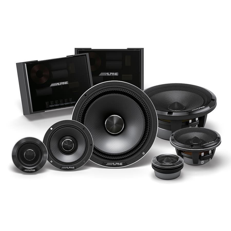 Status Hi-Res 6.5” 3-Way Component Speaker Set