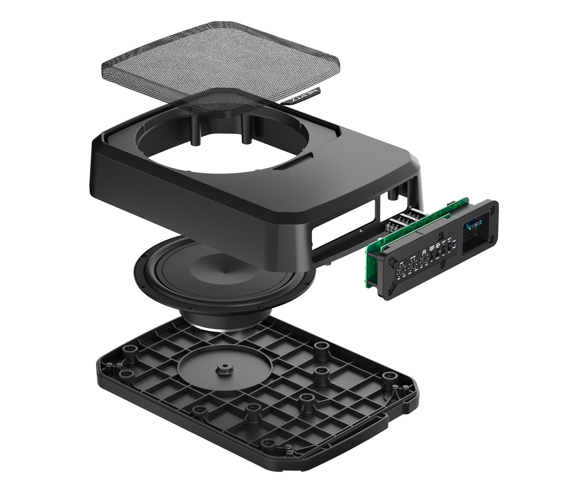 8" Active Underseat Sub Box