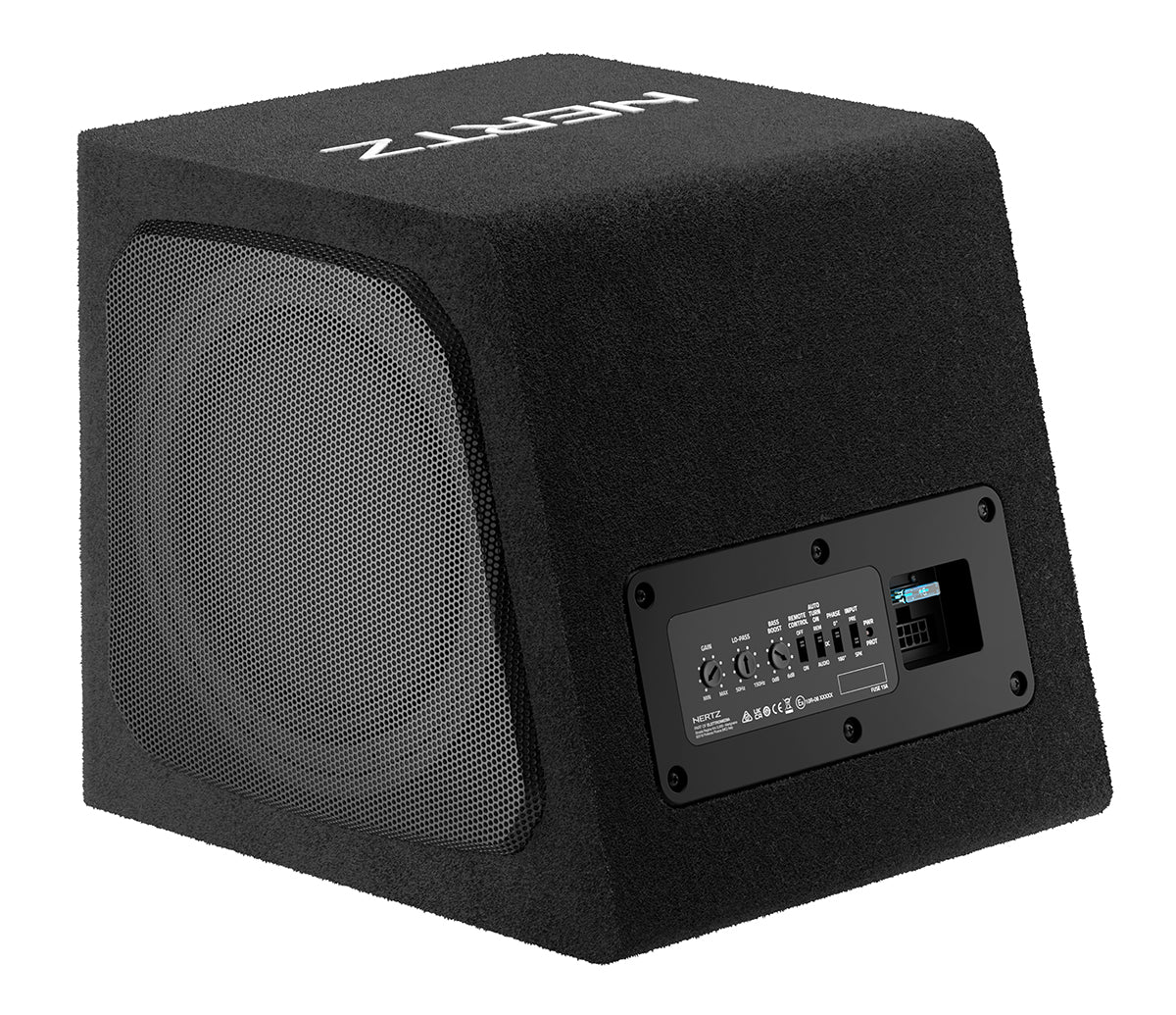 8" Active Subwoofer Box With Double Passive Radiators