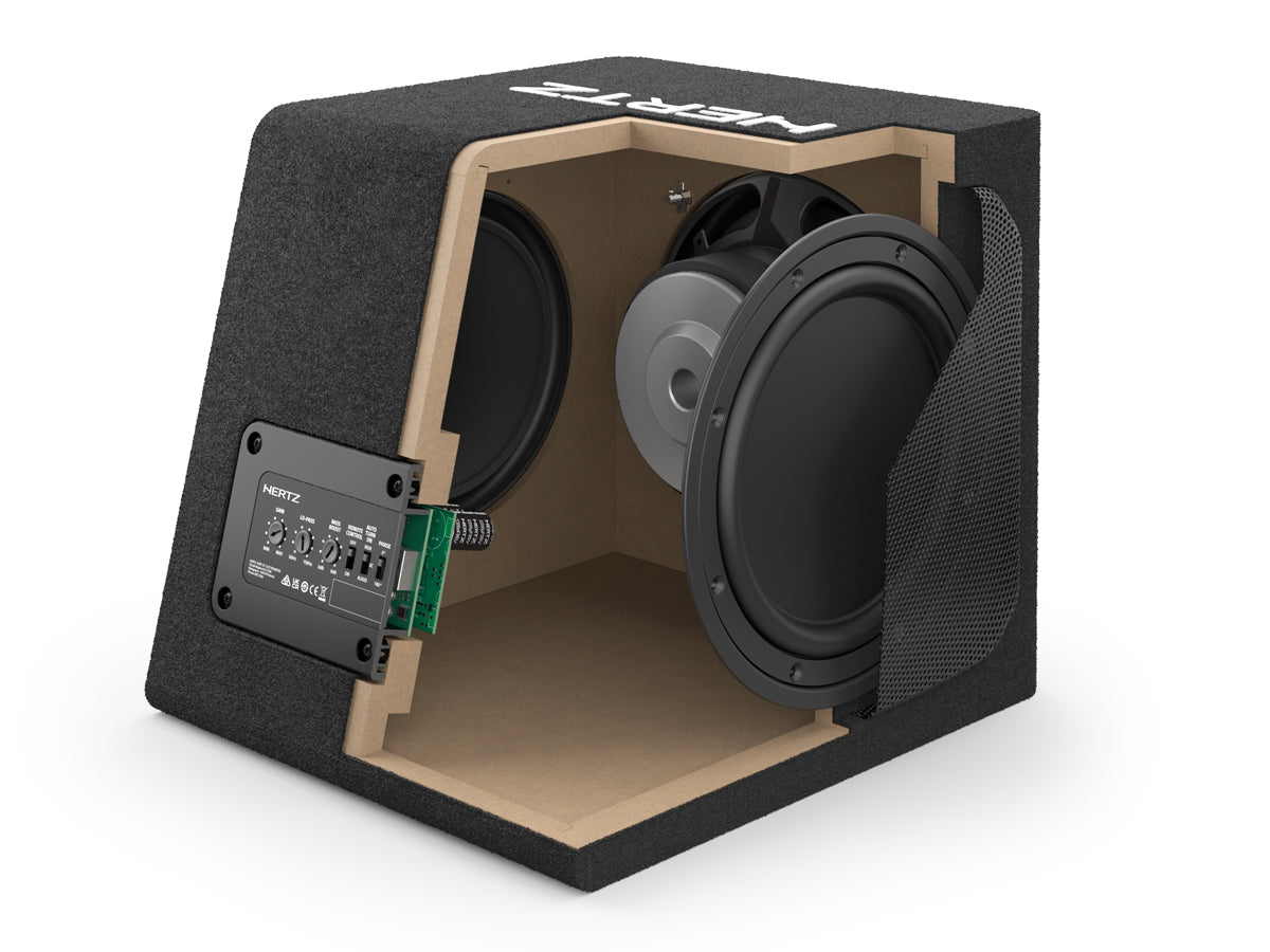 8" Active Subwoofer Box With Double Passive Radiators