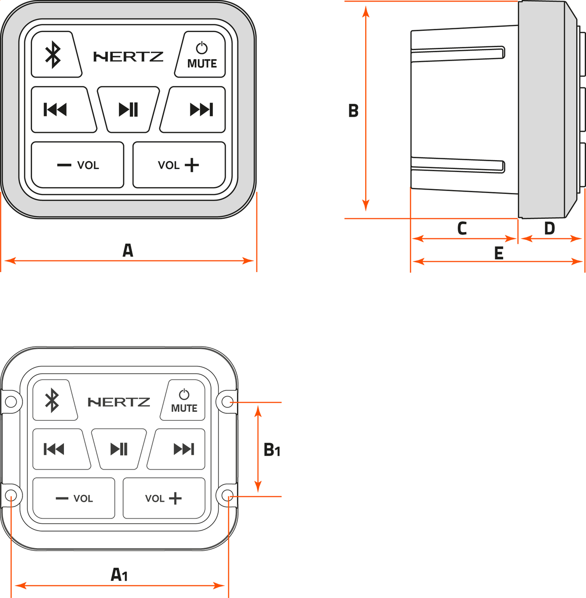 HMRBT - Marine Bluetooth Receiver