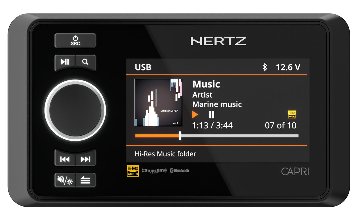 Marine 4.3" Digital Media Receiver
