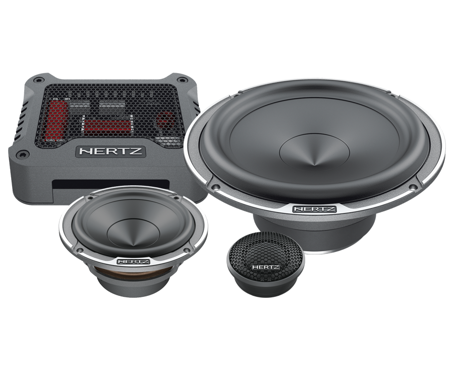 Mille Pro Series 6-1/2&quot; 3-way component speaker system