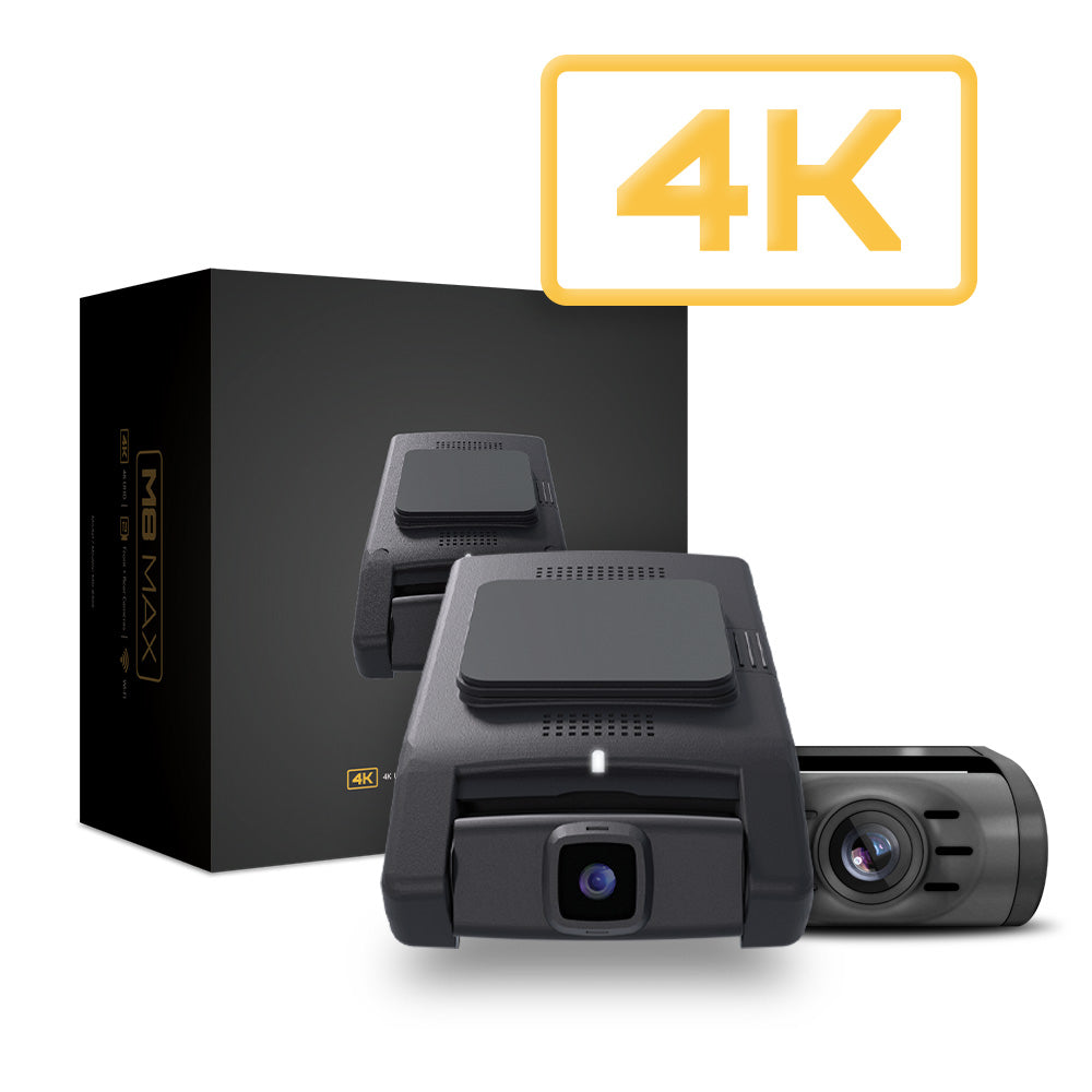 Momento M8 Max 4K Front and Rear Dash Cam with Wi-Fi/GPS