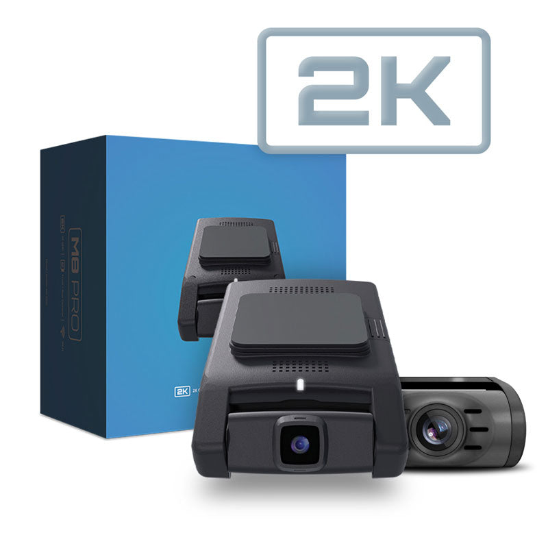 Momento M8 Pro 2K Front and Rear Dash Cam with Wi-Fi/GPS