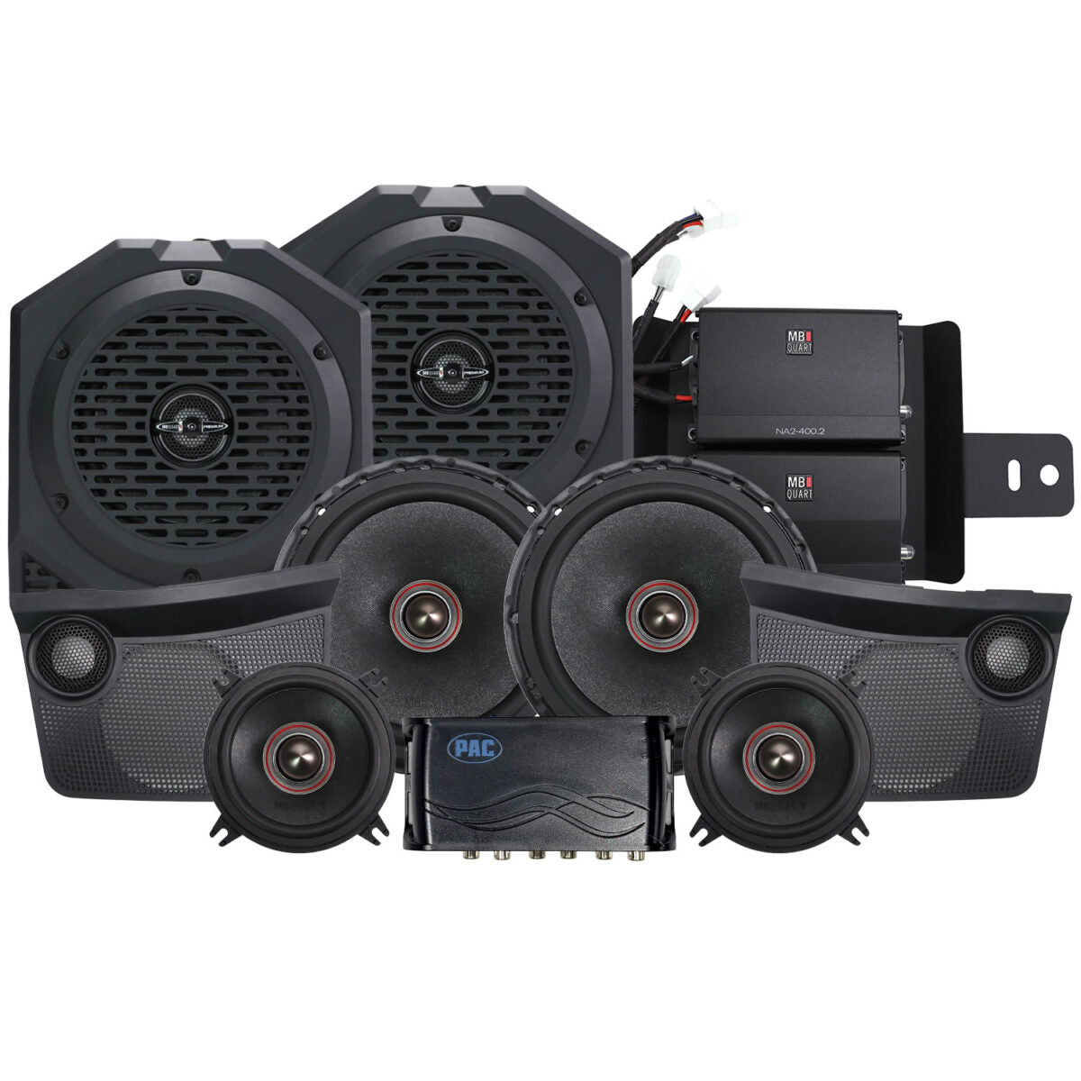 Ford® Bronco 2025-2026 Tuned Audio Package: 800 Watt STAGE 6 Audio System for OEM B&O Audio Systems