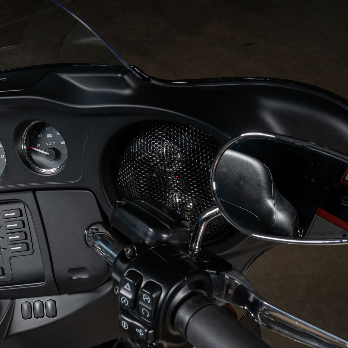 6.5" 3-Way 2 Ohm Coaxial Speaker System for Harley-Davidson - Directly Upgrades the Front Speakers.