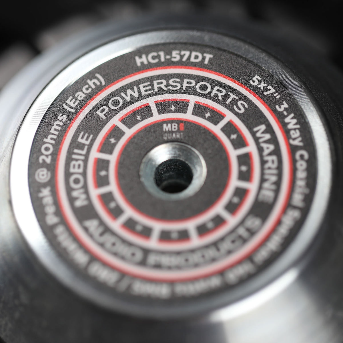 5x7" 3-Way 2 Ohm Coaxial Speakers for Harley-Davidson - Directly Upgrades the Saddlebag Speakers.