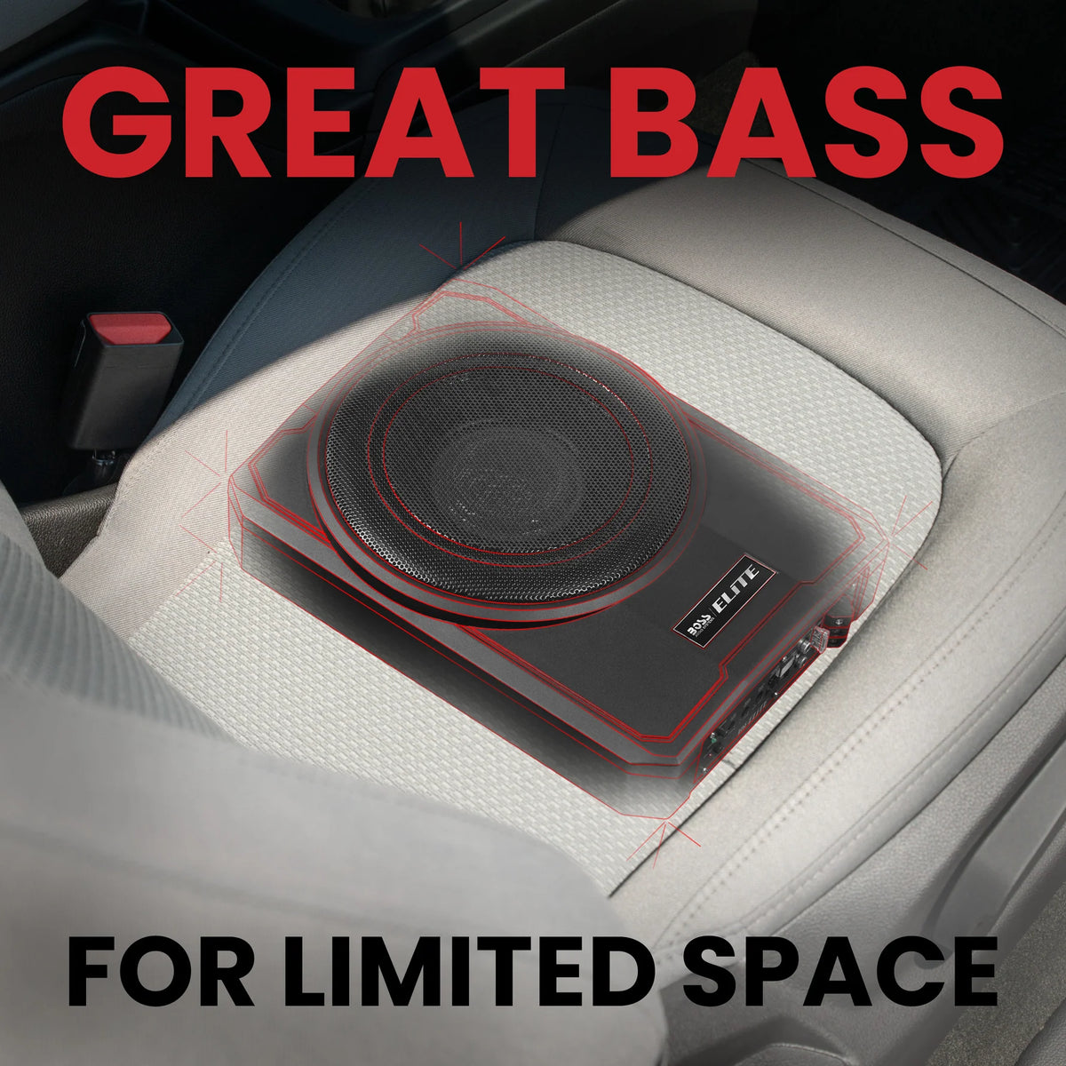 Single 500W RMS Amplified Subwoofer Enclosure