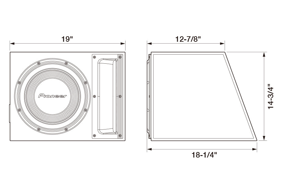 Pre-Loaded 12&quot; Subwoofer System