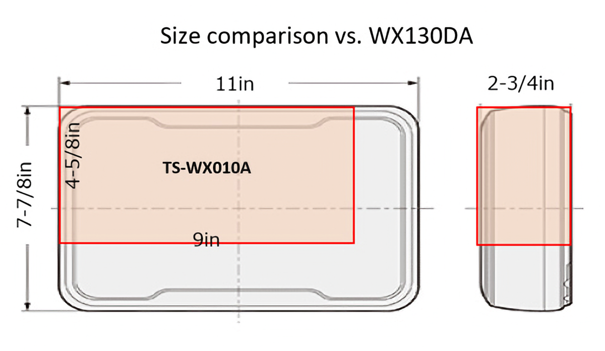 6-5/8&quot; x 3-1/8&quot; - 160w Max Power - Compact Powered Subwoofer