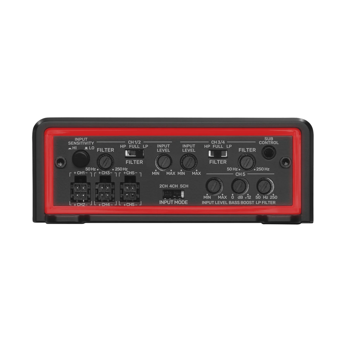 830W RMS 5 Channel Class D Full Range Amplifier