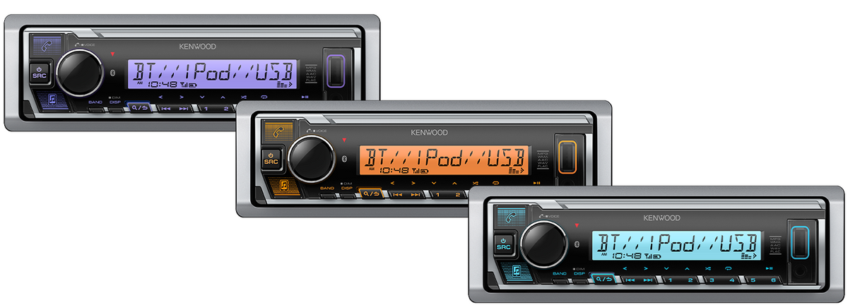 SDin Marine Receiver (CD / USB / AUX / Bluetooth / SiriusXM Ready)