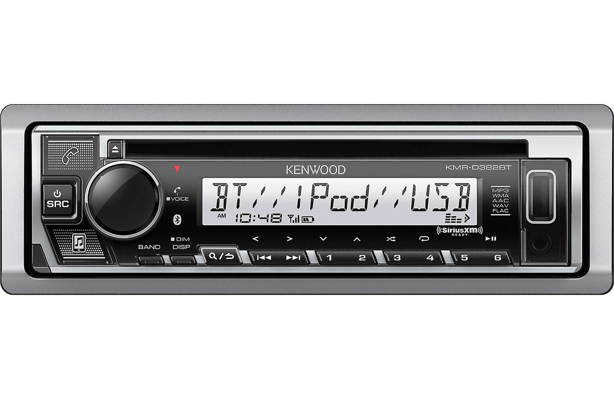 SDin Marine Receiver (CD / USB / AUX / Bluetooth / SiriusXM Ready)