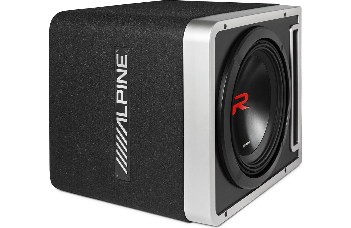 Next-Generation 12-inch R-Series Alpine Halo Preloaded Subwoofer Enclosure with ProLink