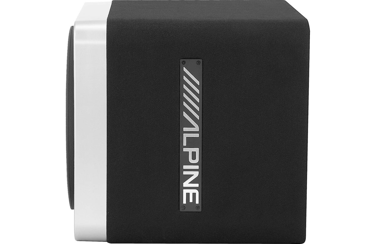 Single 12&quot; Alpine Halo S-Series Preloaded Subwoofer Enclosure with ProLink