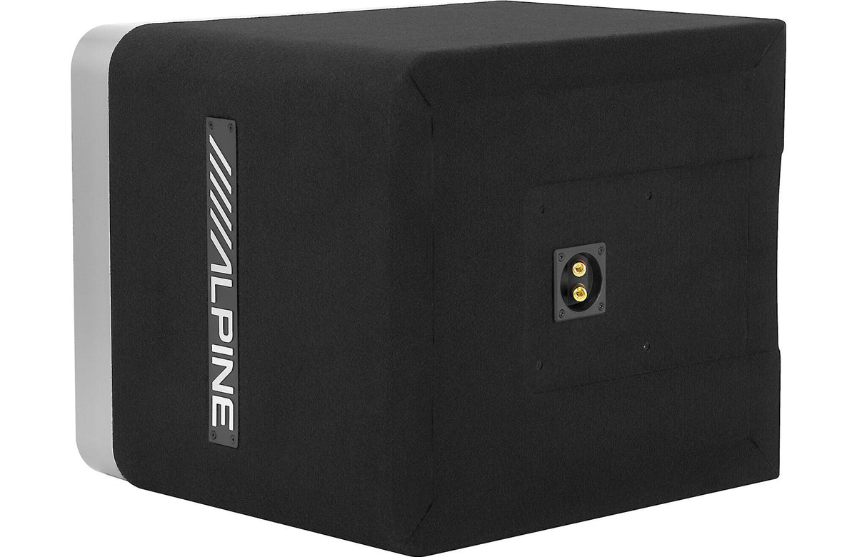 Single 12&quot; Alpine Halo S-Series Preloaded Subwoofer Enclosure with ProLink