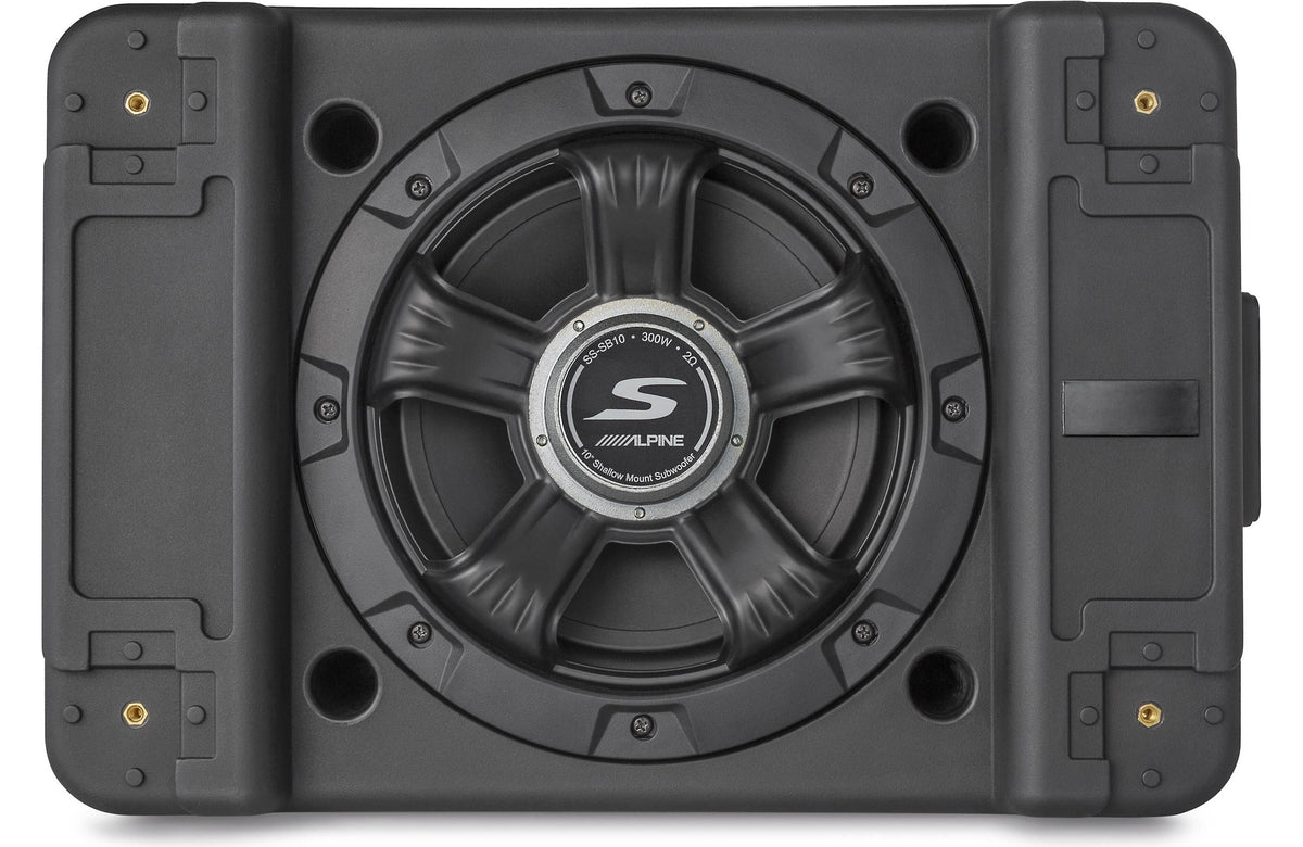 Single 10&quot; S-Series Shallow Preloaded Subwoofer Enclosure