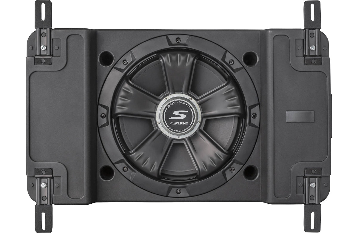 Single 12&quot; S-Series Shallow Preloaded Subwoofer Enclosure