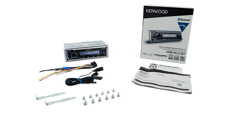 SDin Mechless Marine Receiver (USB / AUX / Bluetooth / SiriusXM Ready)