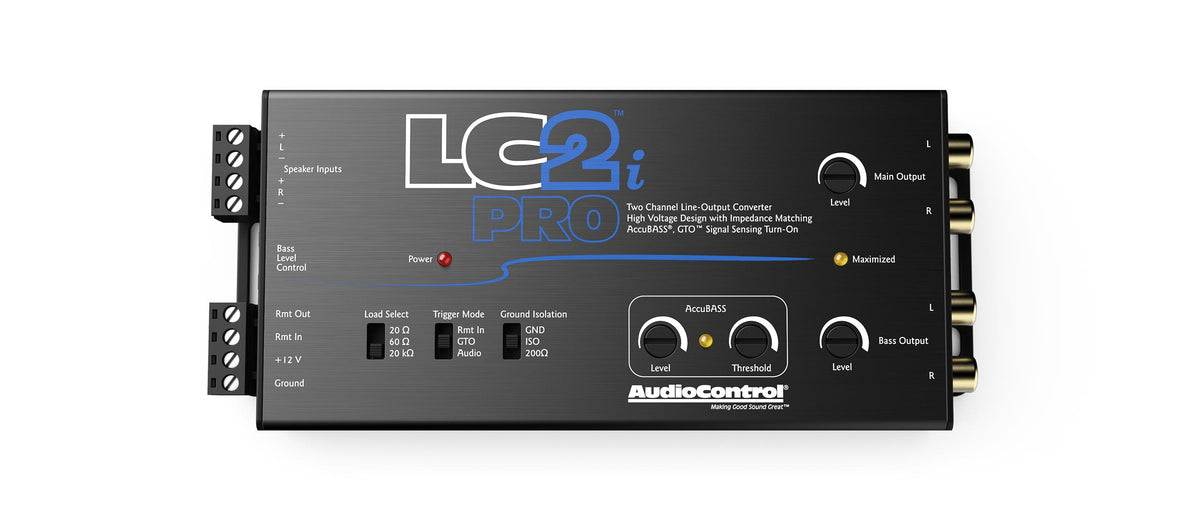 AudioControl 2-Channel Line Out Converter with AccuBASS