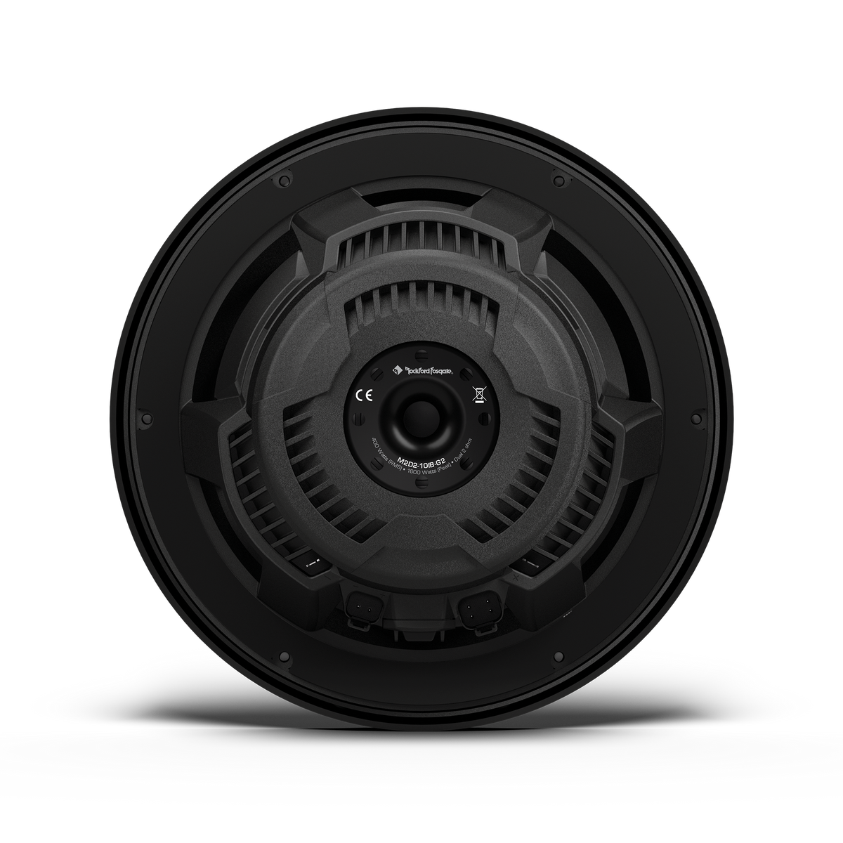 Black 10&quot; Color Optix infinite baffle marine subwoofer, DVC (2Ω) 400 watts RMS,