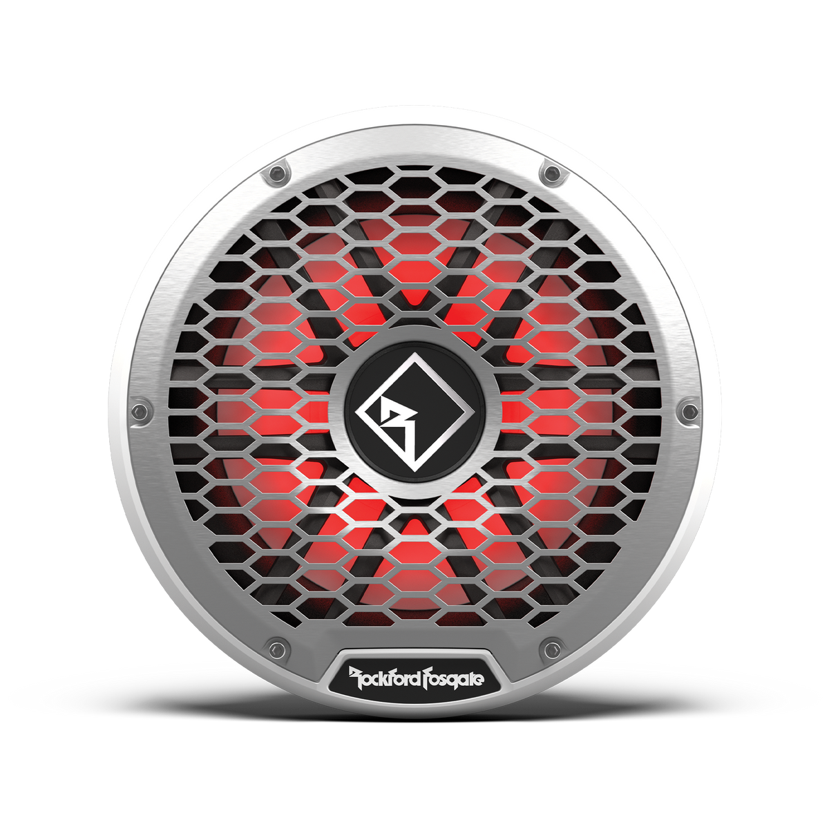 White 10&quot; Color Optix sealed marine subwoofer, DVC (4Ω) 400 watts RMS,