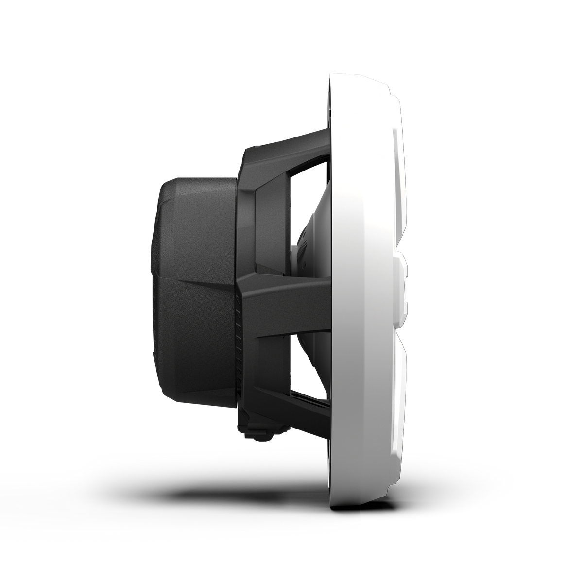 White 10&quot; Color Optix sealed marine subwoofer, DVC (2Ω) 400 watts RMS,