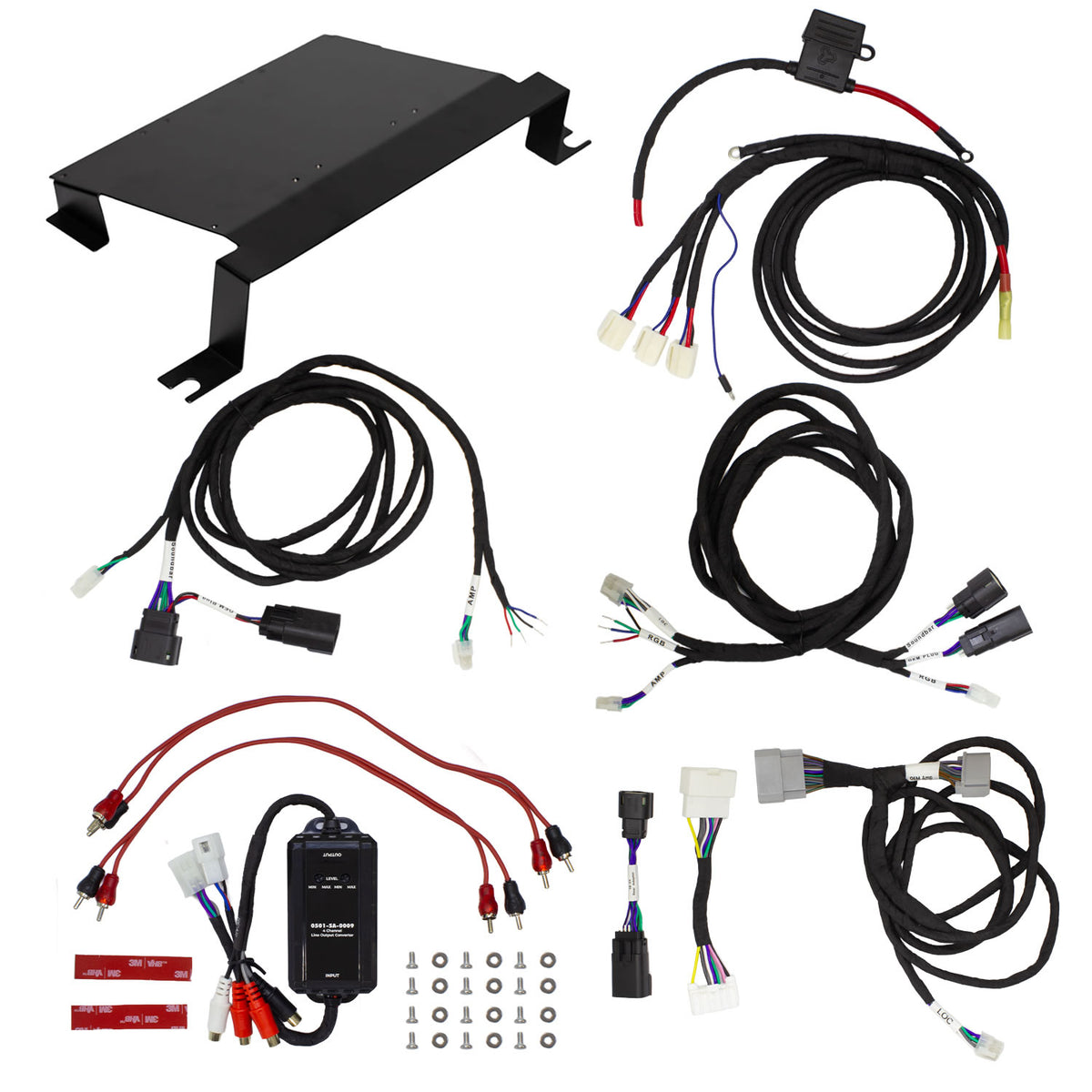 LOC Kit for 2018-2025+ Jeep JL and JT Include LOC, Amp bracket and Harness