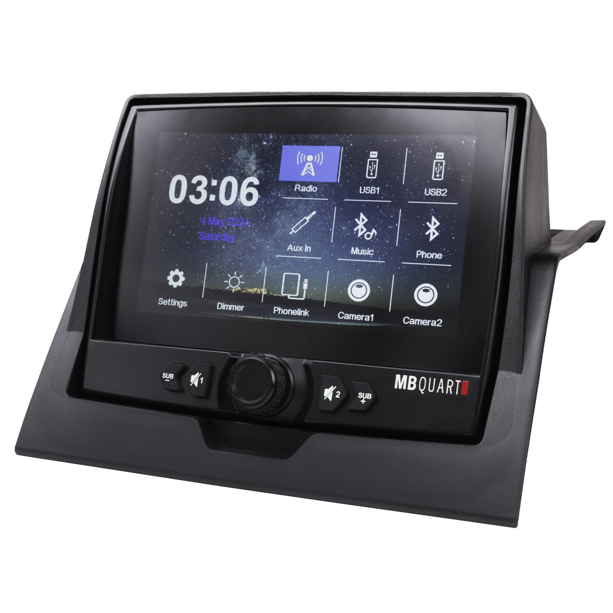 1000-watt Ranger audio roof with a dash-mounted GMR7V1 source unitB
