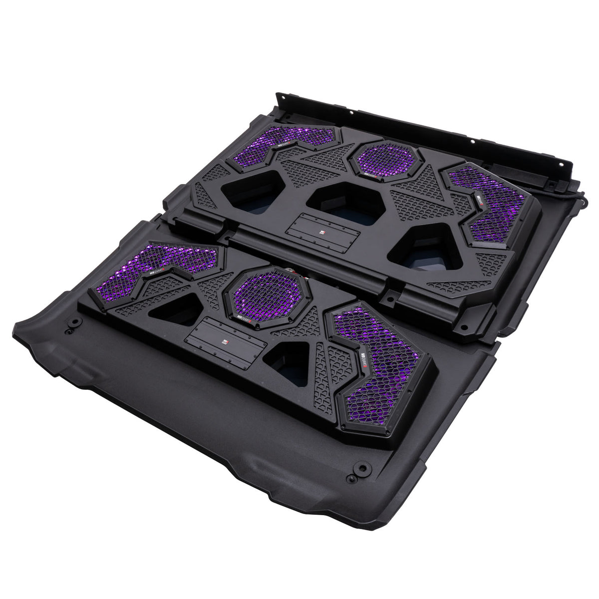 1000-watt Ranger audio roof with a dash-mounted GMR7V1 source unitB