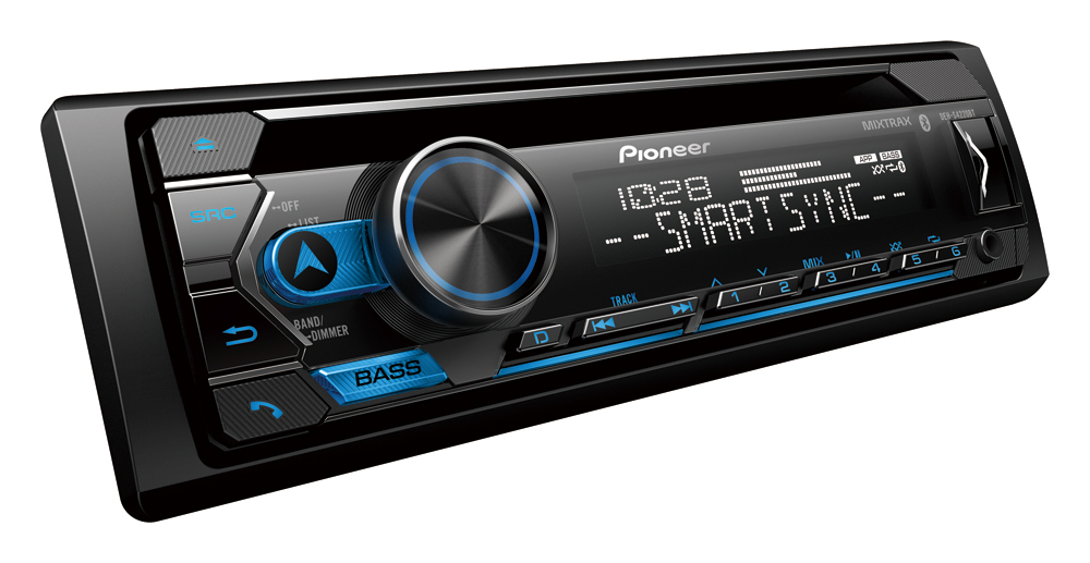 Single DIN CD Receiver with Bluetooth