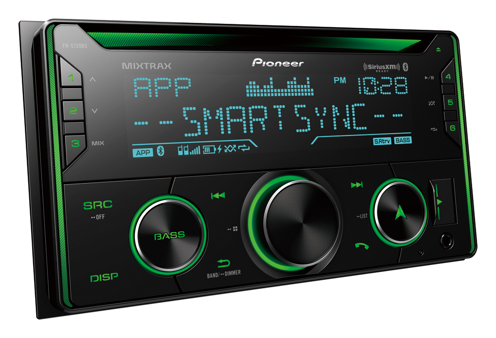 Double DIN CD Receiver with Bluetooth